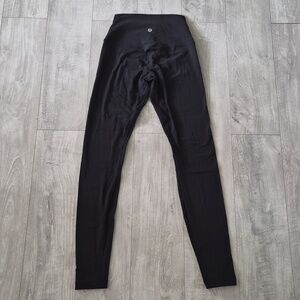 Black Lululemon High-Waist Active Leggings 4